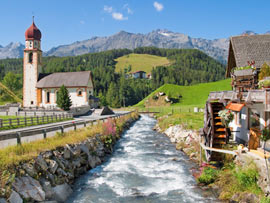 Dorf Niederthai in Tirol