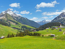 Landschaft in Vorarlberg